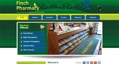 Desktop Screenshot of finchpharmacy.com